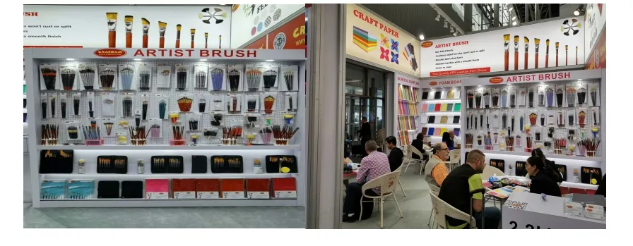 High End Artist 6 Pieces Paint Brush Set Different Size Shape Nylon Hair Watercolor Paint Brush