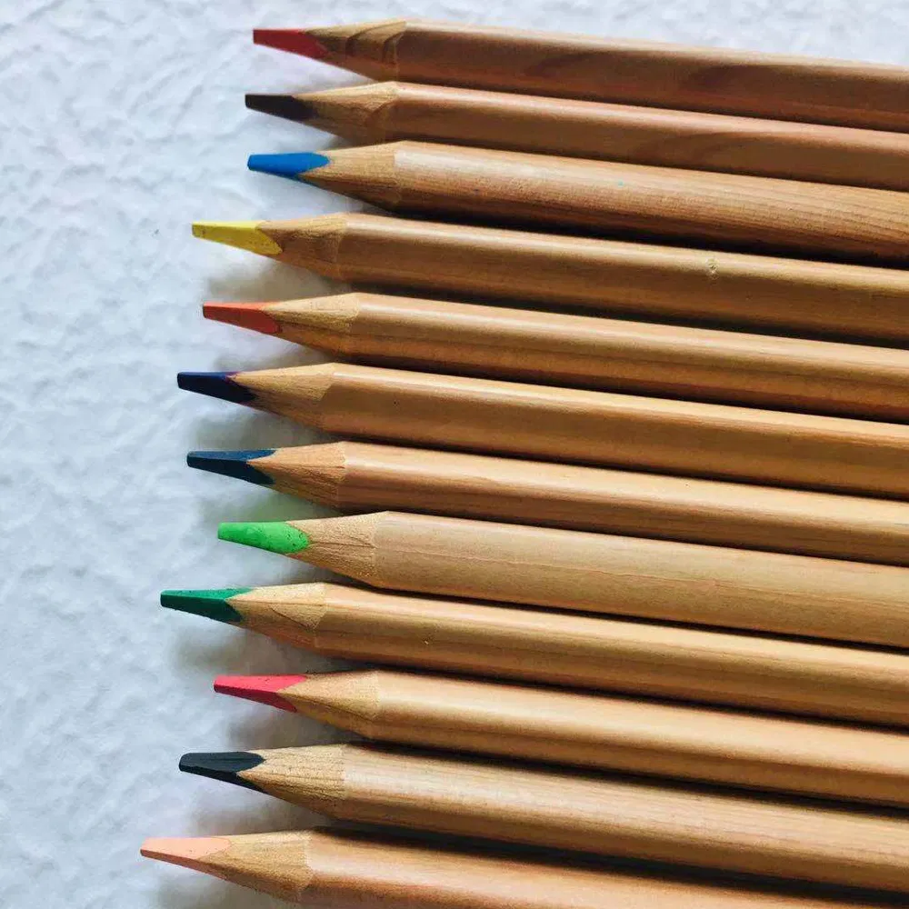 High Quality 12 Colors Wood Hb 7inch Color Pencils with Tin Box