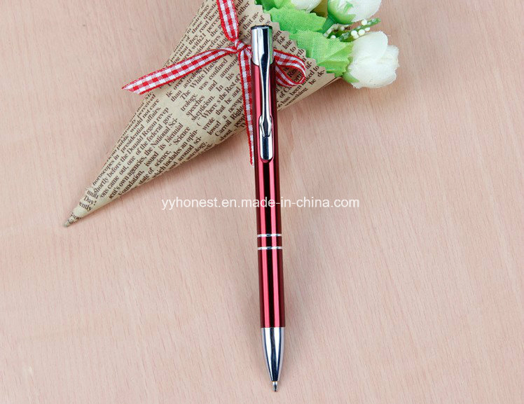 Hot Selling Quality 139mm Long Office Aluminium Ballpen