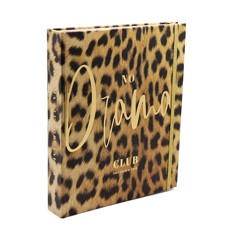 Leopard Cover Weekly, Monthly, Seasonally Yearly Diary Planner