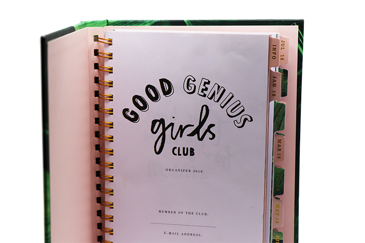 Leopard Cover Weekly, Monthly, Seasonally Yearly Diary Planner