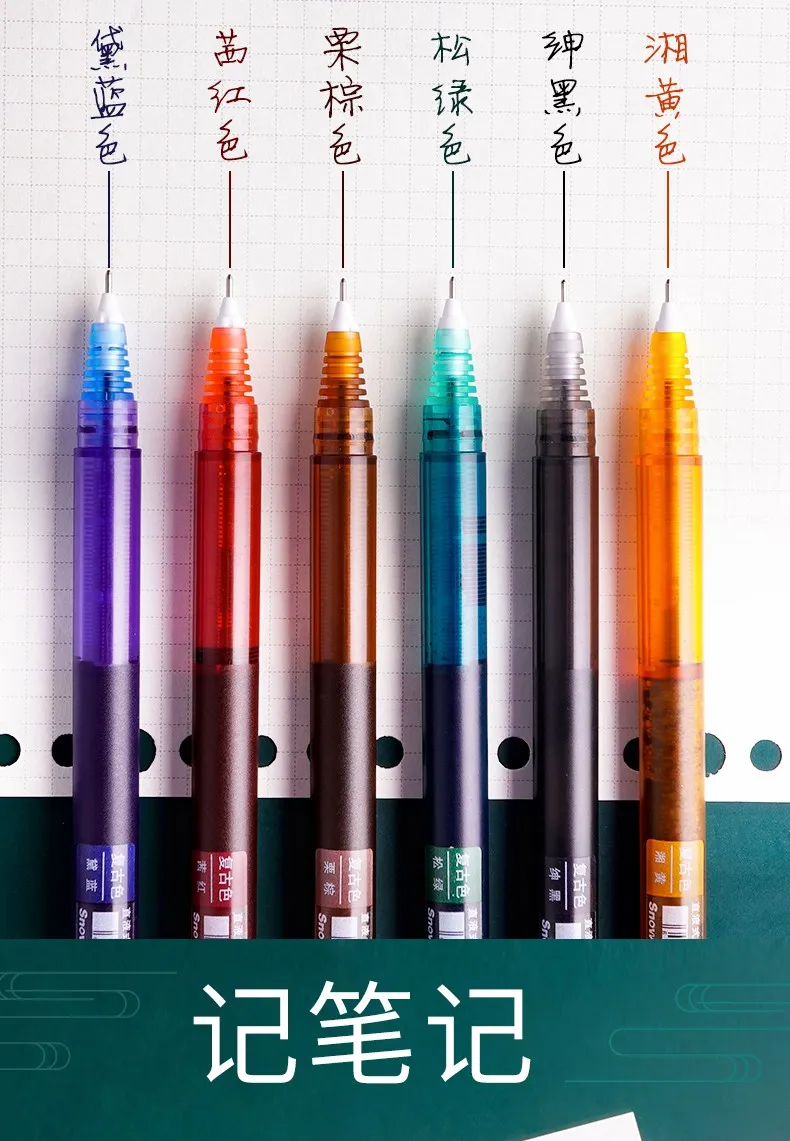 Logo Pen Quick Dry Color Pen Snowhite Color Pen