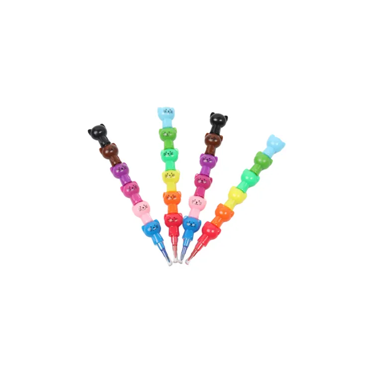 Multi-Color Magic Stackable Plastic Crayon for Kids