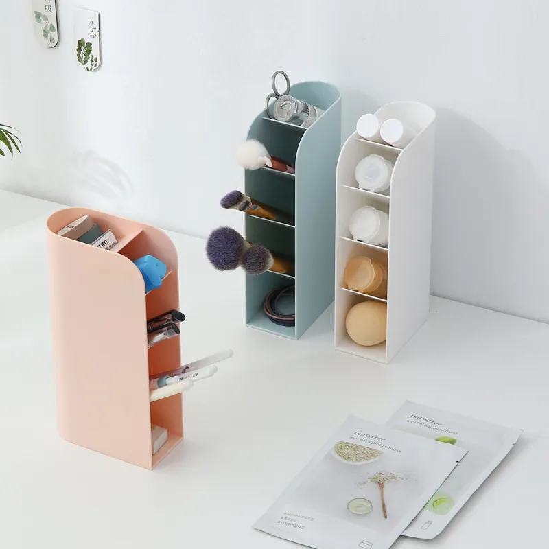 Multifunction Stationery 4 Layers Pen Holder Vertical Storage Box Pencil Pen Brushes Cosmetic Holder Organizer Case
