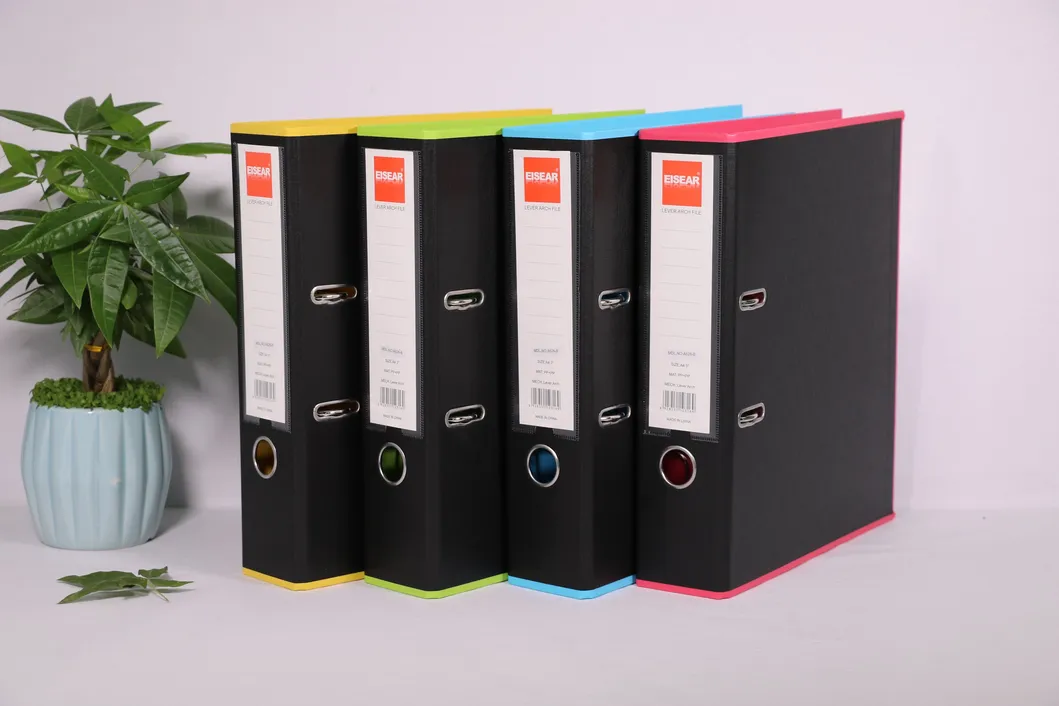 New Design 2-Tone PP Lever Arch Files / Box Files From Shenzhen China Big Factory
