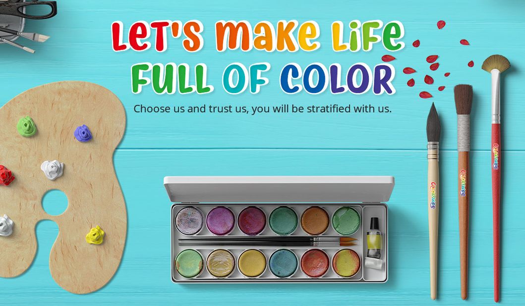 Non-Toxic Art Set Acrylic Color Paint for Kids