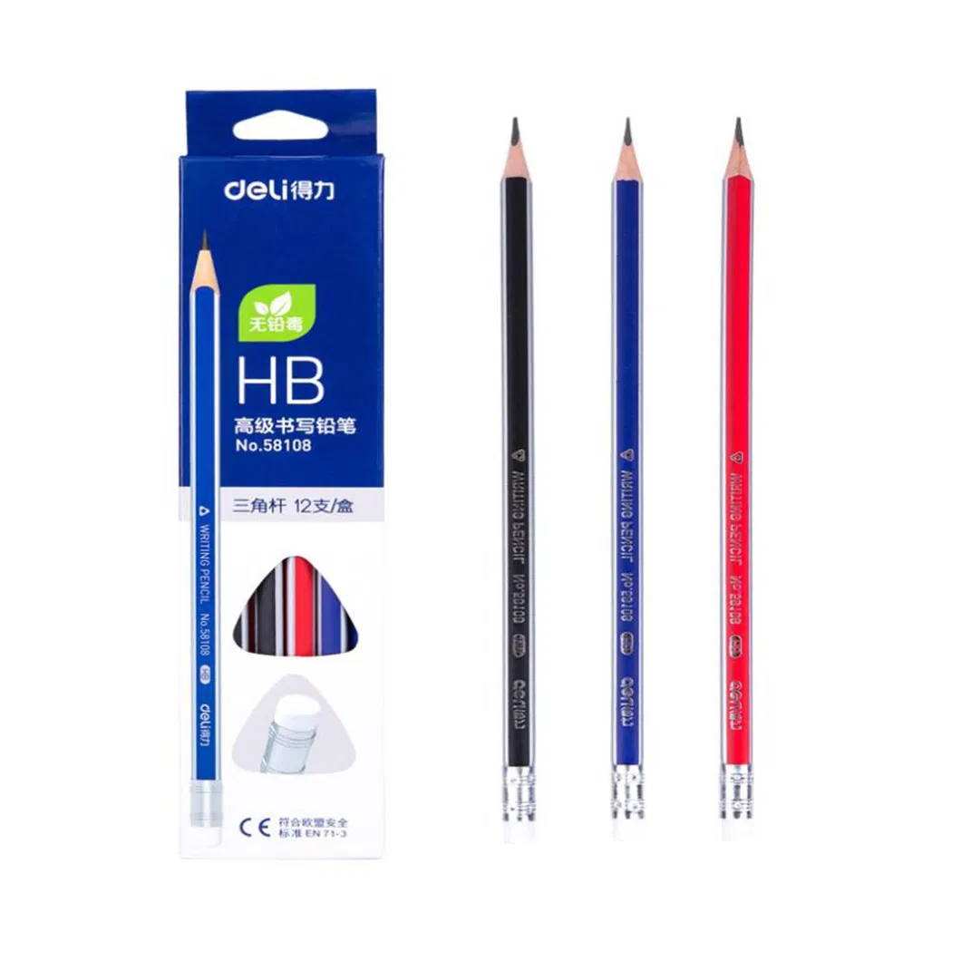 Office Stationery Wooden Black Lead 2b/Hb Drawing Pencil