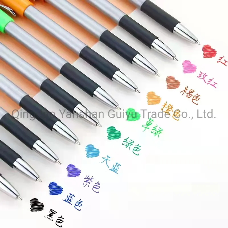 Office Supply Stationery Multicolor Gel Pen for Promotion