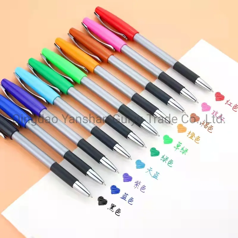 Office Supply Stationery Multicolor Gel Pen for Promotion