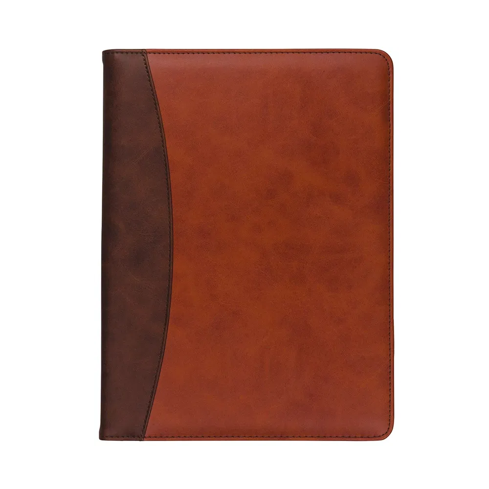 Personalized Faux Leather Organizing Padfolio Custom Compendium A5 Folder