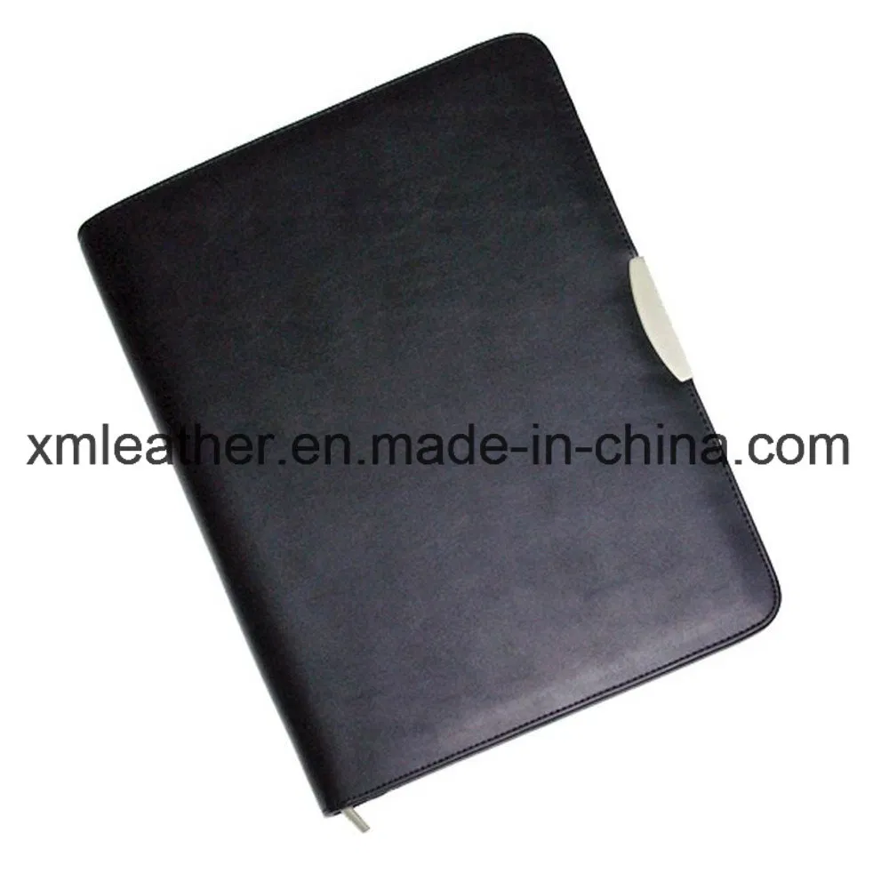 Personalized Luxury Business A4 Compendium A3 Leather Fashion Portfolio