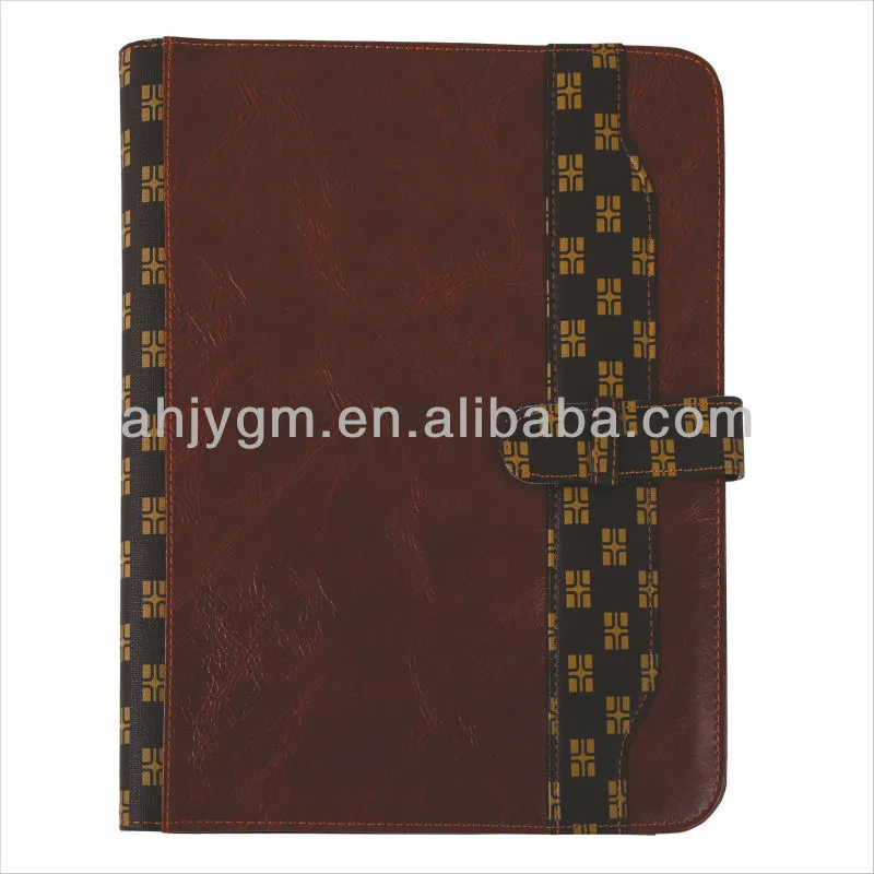 Popular Black/Brown Color PVC& Oxford Agenda