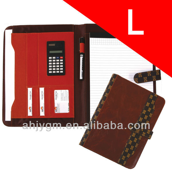 Popular Black/Brown Color PVC& Oxford Agenda