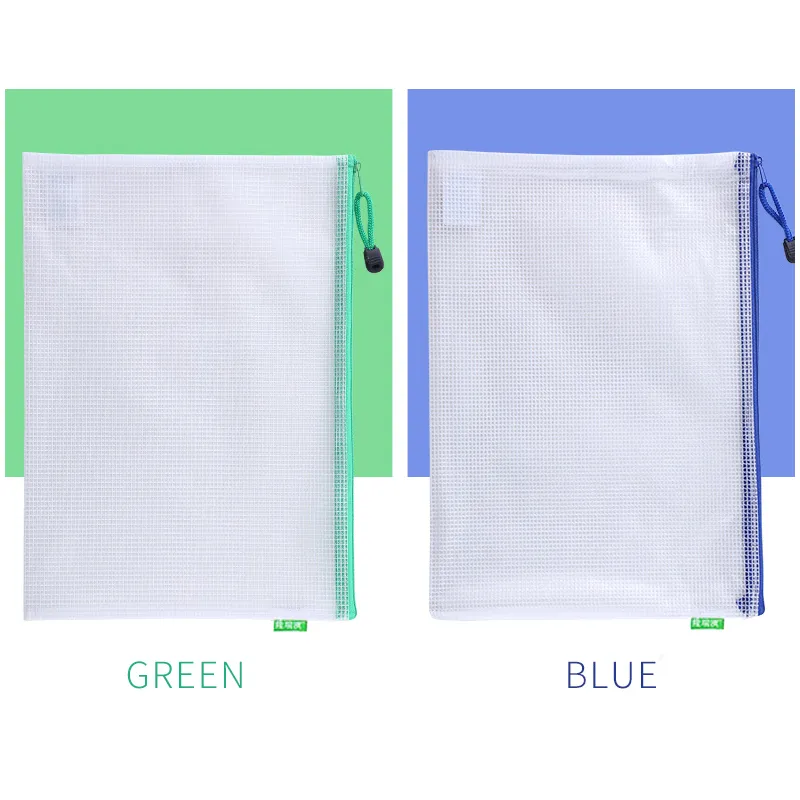 PVC B5 Document File Travel Storage Cosmetic Makeup Money Work School Student Office Stationery Bag