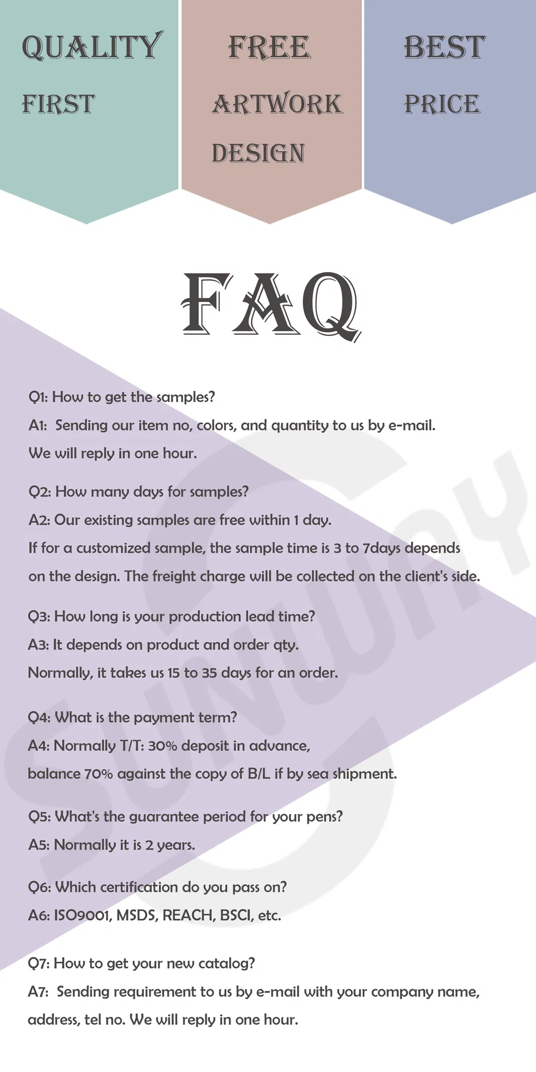 Recommended Promotional Triangle Metal Pens with Company Logo