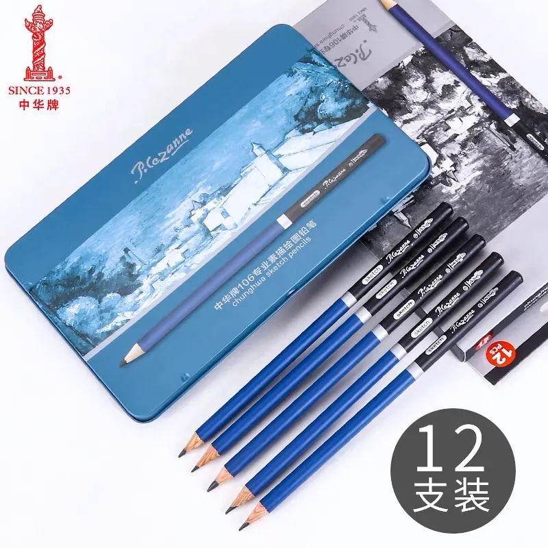 School Supply Office Supply Promotional Gift Stationery Sketch Wooden Drawing Pencil Chunghwa Brand 106 Professional