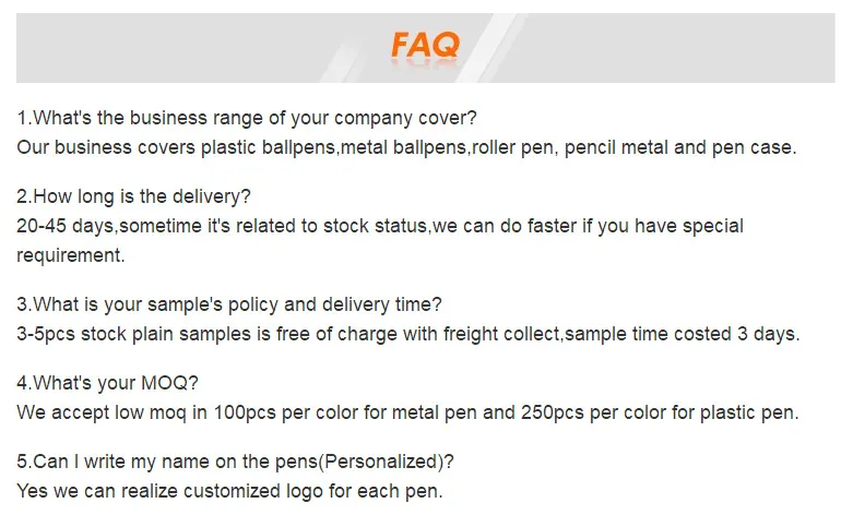 Slim Metal Ball Pen with Logo Laser for Hotel Using with Golden Parts