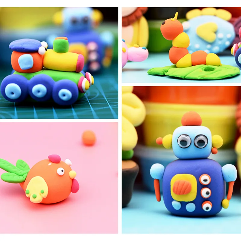 Stationery 200g 12 Colors Modeling Clay for DIY and Creative