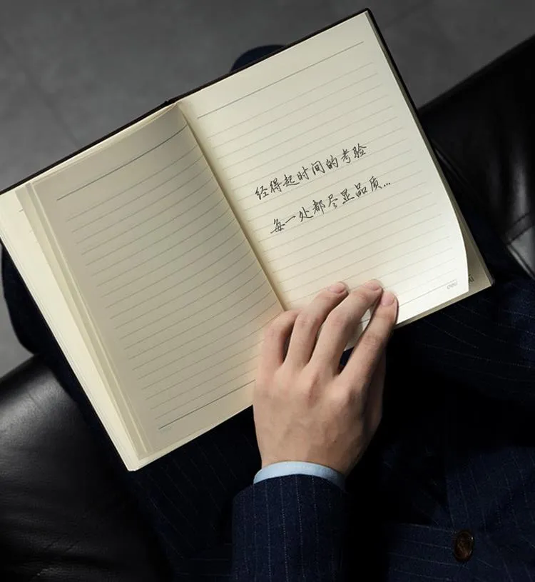 Stationery Office Supplies 25K 96sheets Leather Notebook