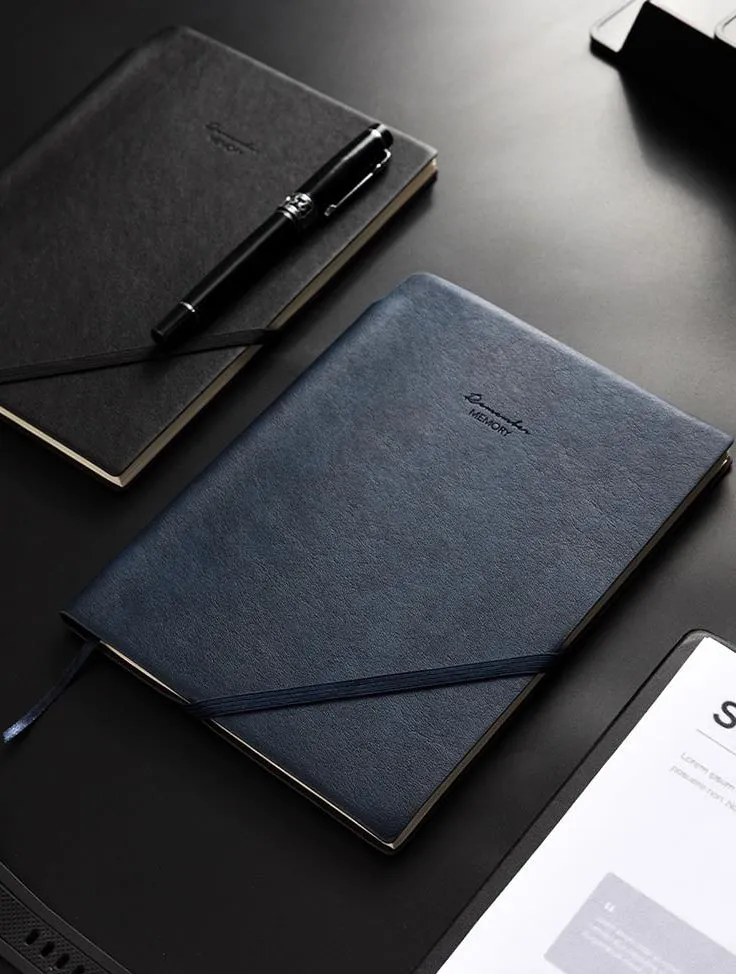 Stationery Office Supplies 25K 96sheets Leather Notebook