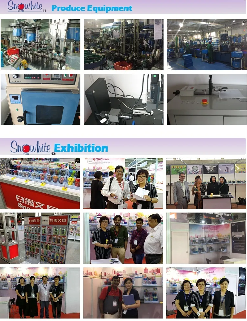 Stationery School Supply Cartridge Pen Ink Pen Snowhite Fountain Pen Double Injection Mould