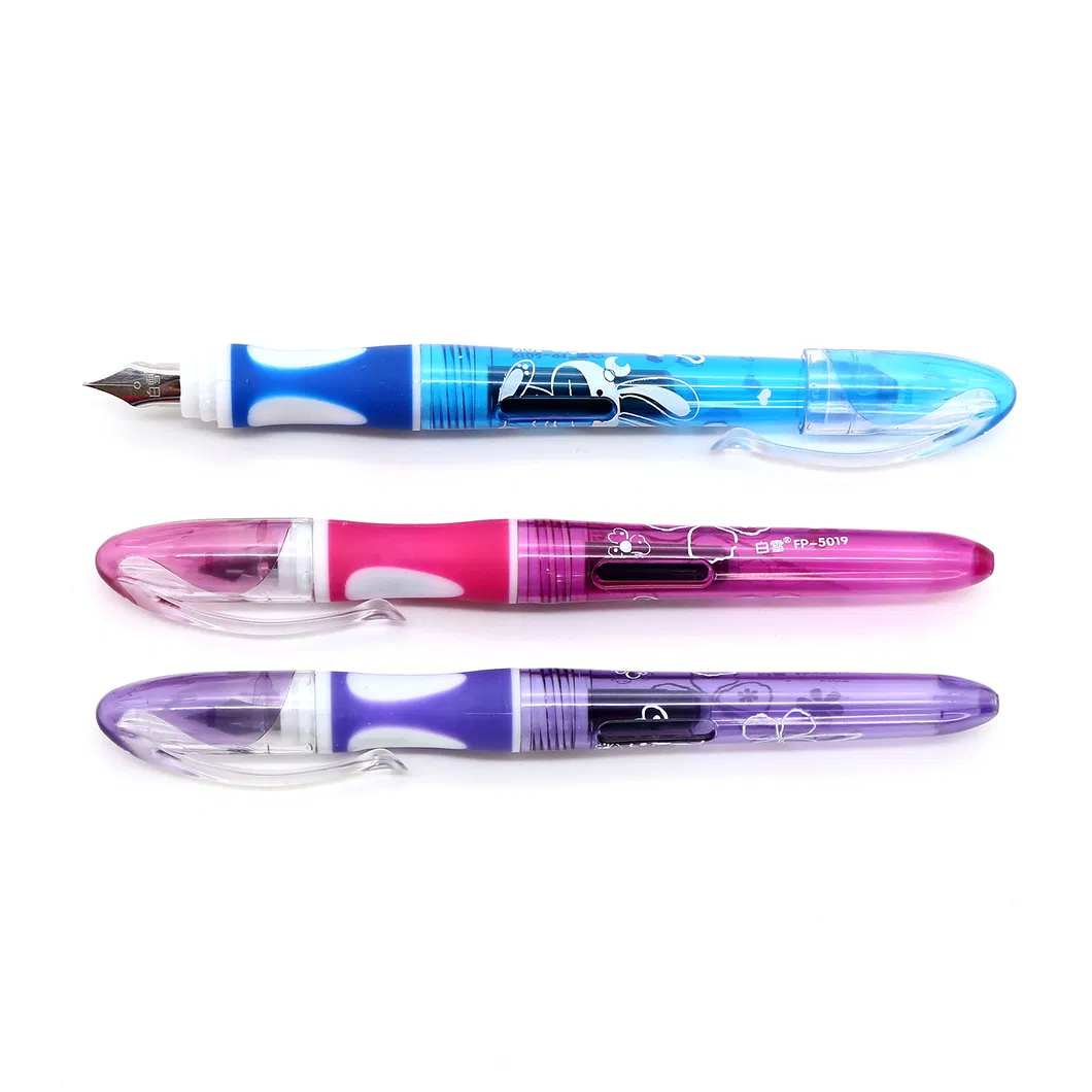 Stationery School Supply Cartridge Pen Ink Pen Snowhite Fountain Pen Double Injection Mould
