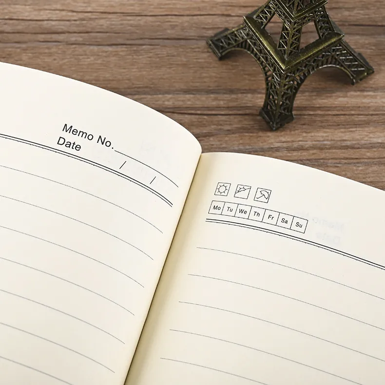 Thick Classic Notebook A5 Wide Ruled Hardcover