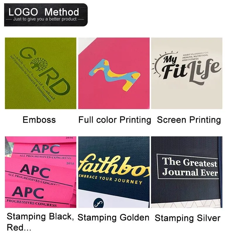 Top Grade PU Notebook with Customized Sizes