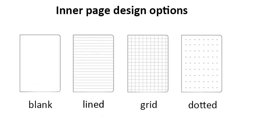 Top Grade PU Notebook with Customized Sizes