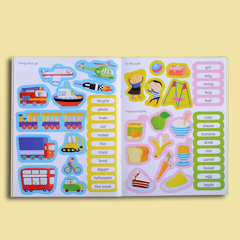 Top Quality Colouring Story Book Sticker English Books for Children