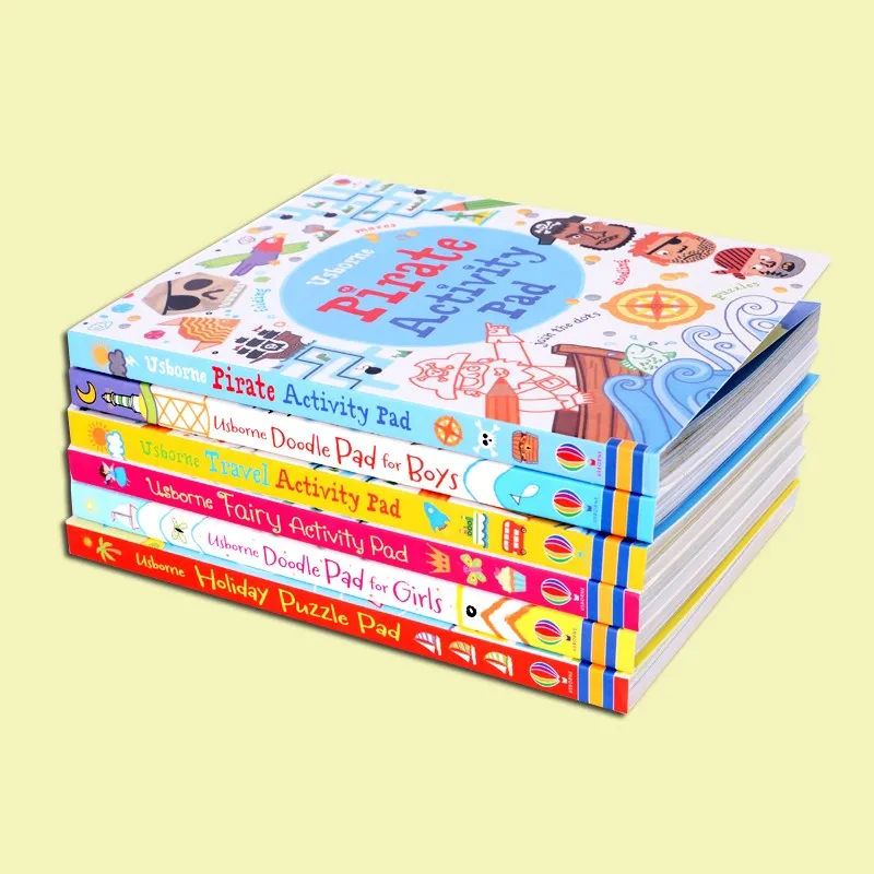 Top Quality Colouring Story Book Sticker English Books for Children