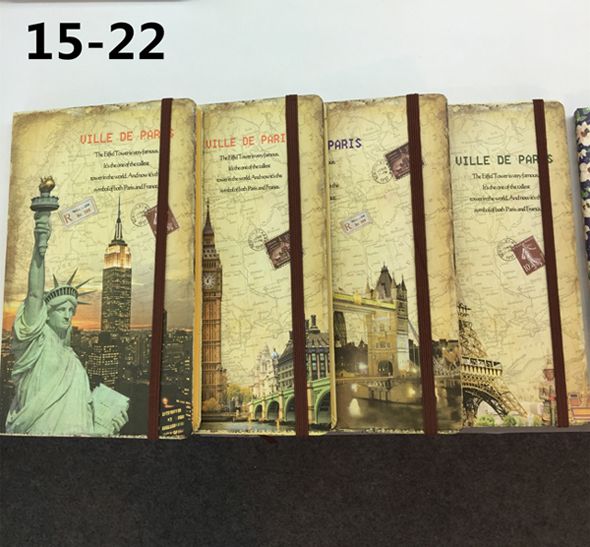 Top Quality Customized Printed PU Leather Cover Bound Notebook