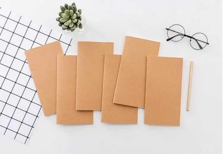 Travel Kraft Paper Notepad Daily Plan Notes for Creative Work Small Notebook