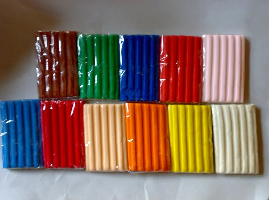 Vivid Color 10PCS Plasticine (SMALL)