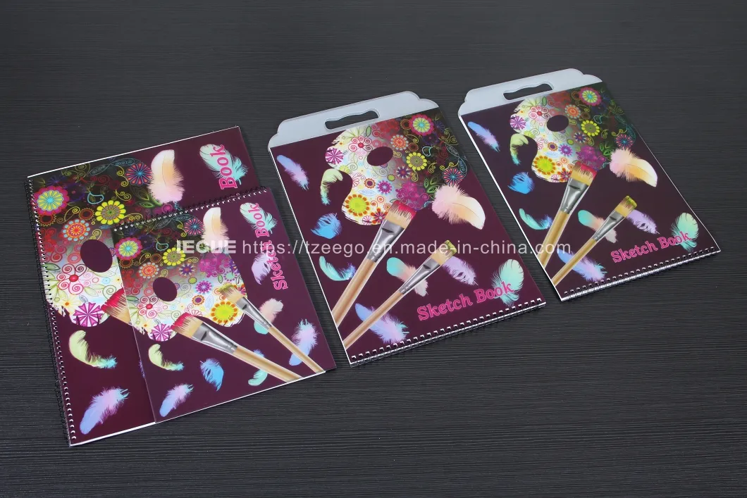 Wholesale Custom A3/A4/A5 Drawing Book Hardcover Blank Art Sketchbook