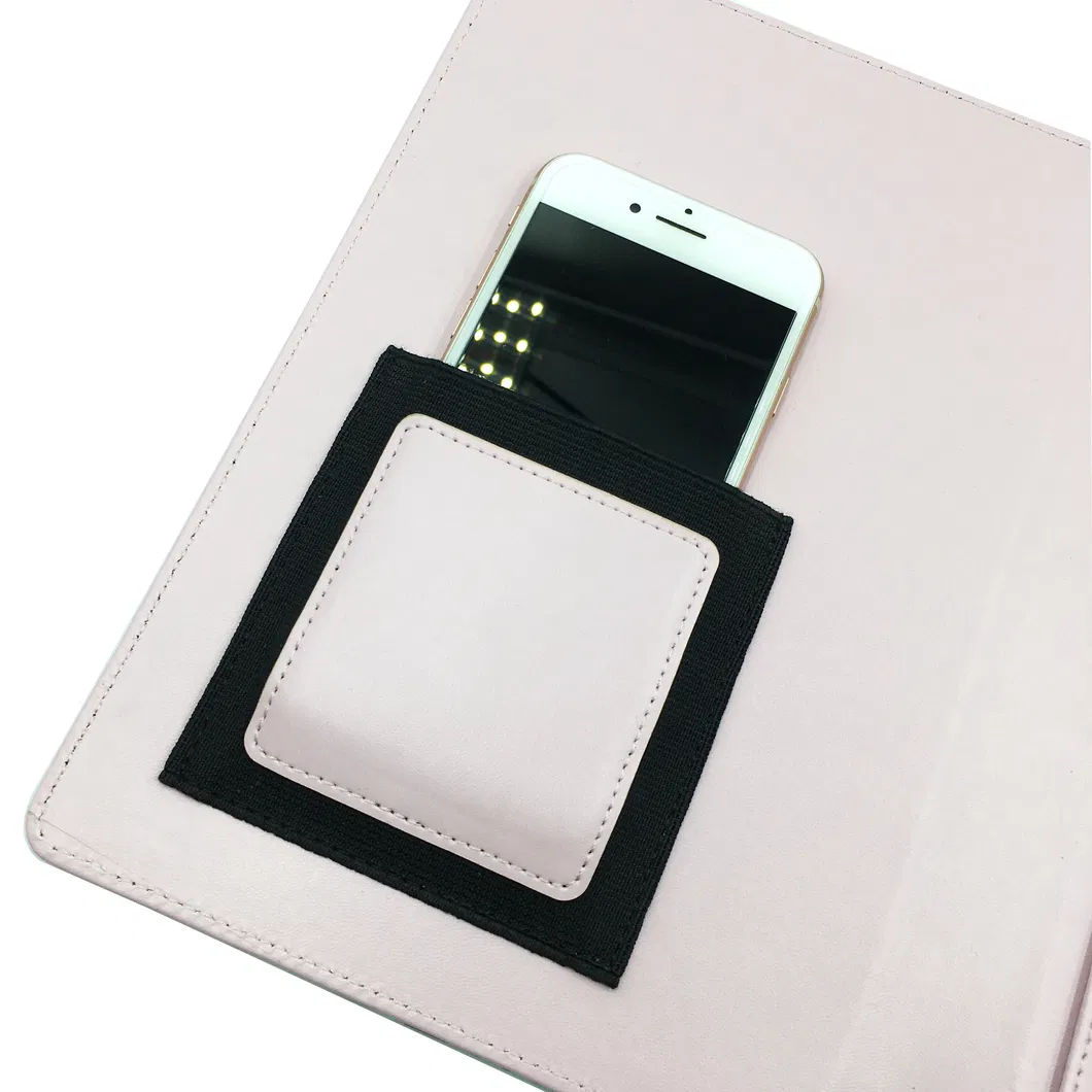Wholesale Notebook Customized Size Business Boss Leather Notepad Case Bound Cover Wallet Mini Notebook Planners