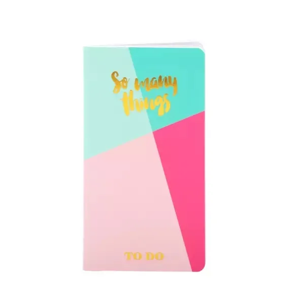 Wholesale Paper Cover A6 Cute Fancy Pocket Weekly Planner Notebook